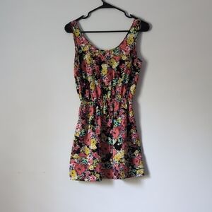 Ambiance Colorful Floral Mini Dress
